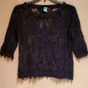 PSSST Lace top